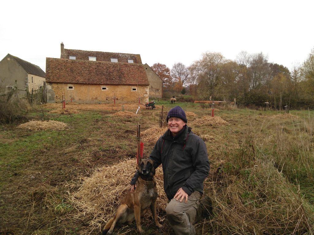Alexis & Rebelle after the first fruit tree planting session at The Big Raise in November 2018