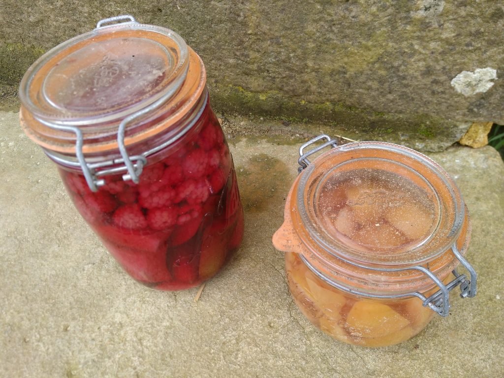 Bottled fruit