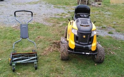 M pour Manuelle (Tondeuse Manuelle)