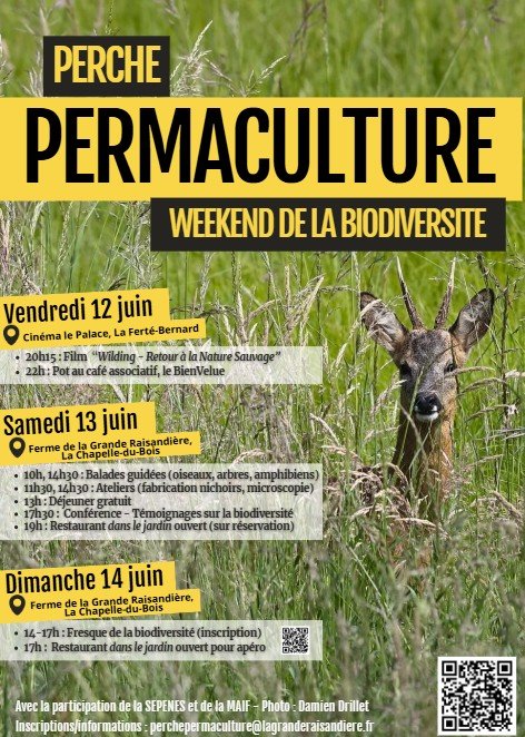 Affiche weekend de biodiversité